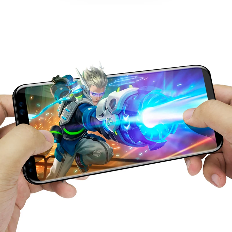 Полный закругленный протектор экрана закаленное стекло для Samsung S8/S9 Plus S9 + Galaxy Note 8