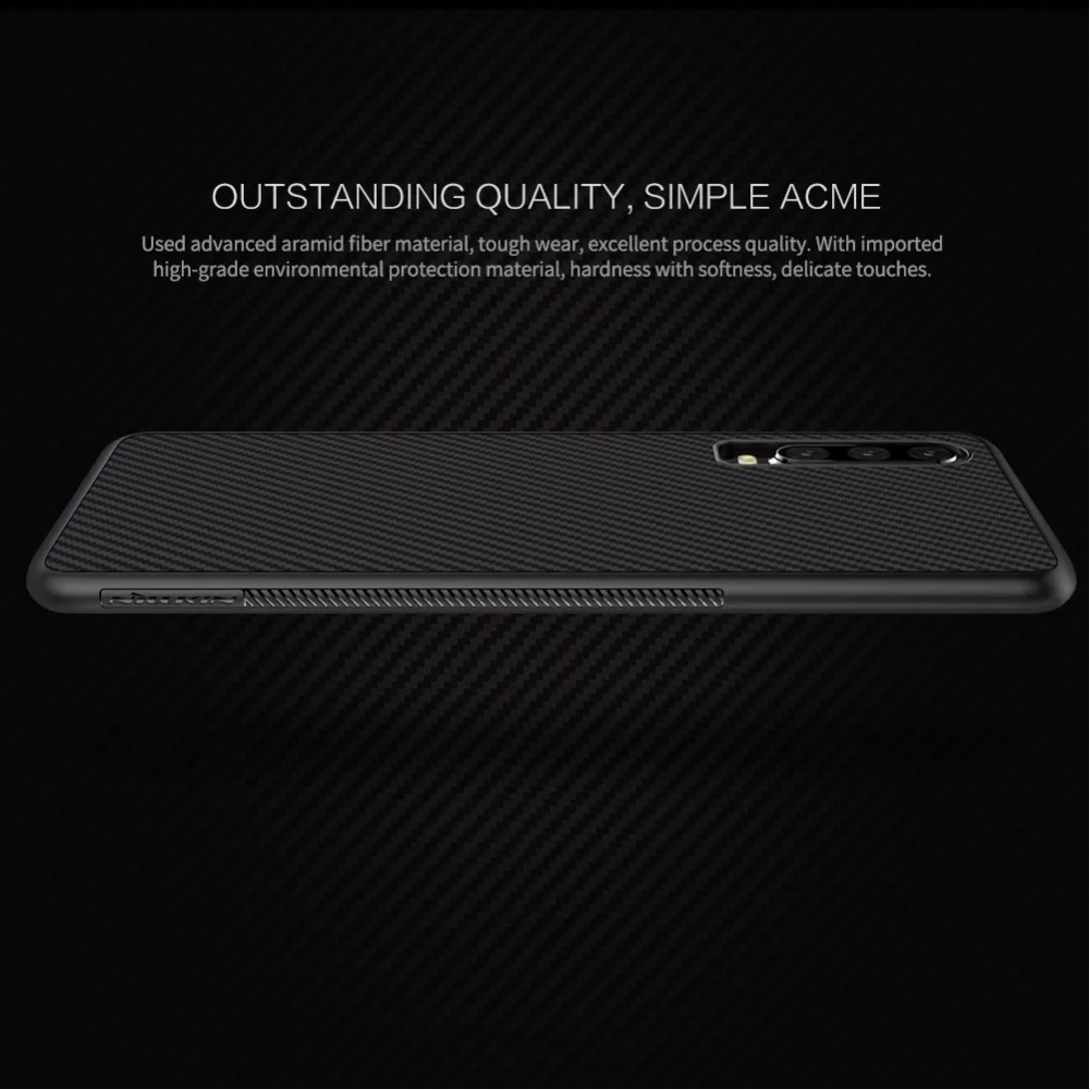 Для huawei P30 чехол huawei P30 Nillkin из синтетического волокна жесткий чехол для телефона для huawei P30 Nilkin чехол