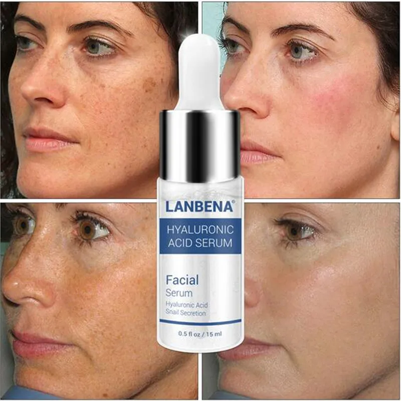 Lanbena 1pcs Hyaluronic Acid Serum Snail Essence Face Cream Moisturizing Treatment Skin Care Repair Whitening AntiAnging Winkles | Красота и