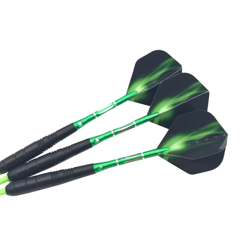 Easytoday 3 шт./компл. зеленый мягкий наконечник Дартс спортивные принадлежности