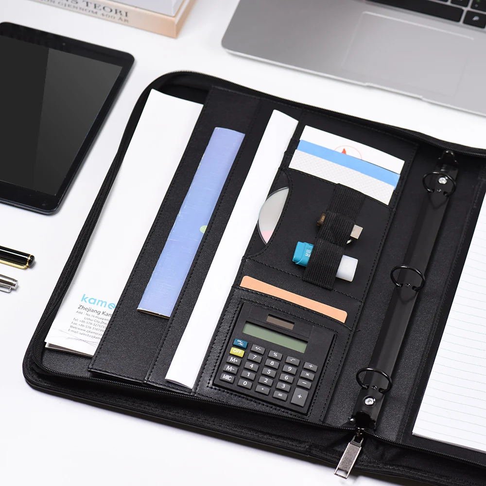 A4 из искусственной кожи многофункциональная папка для документов чехол офиса