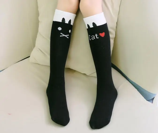 Носки без пятки для девочек носки в стиле принцессы с красивыми котятами длиной