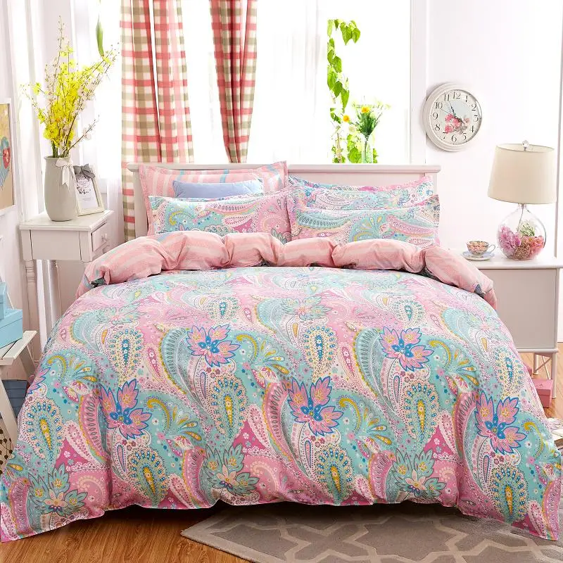 Богемный Комплект постельного белья из полиэстера и хлопка мягкое постельное