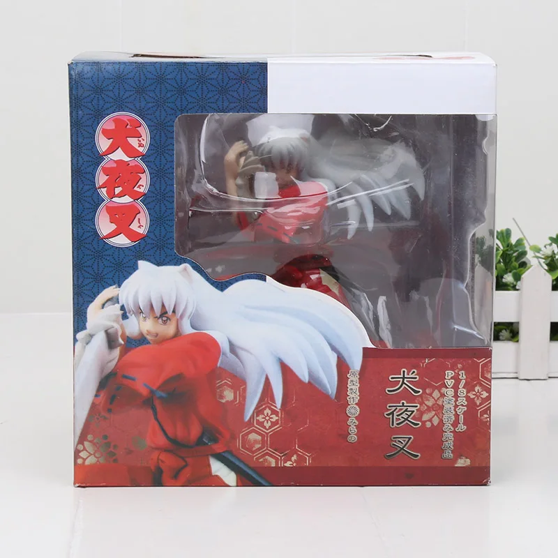 Inuyasha Yasha рисунок Sesshoumaru ПВХ расписная коллекция кукла аниме фигурки модель игрушки 18 см