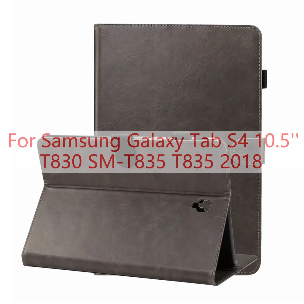 PU Gray Для samsung Galaxy Tab S2 S3 9,7 SM-T810 SM-T813 T815 T819 SM-T820 T825 чехол для samsung Galaxy Tab S4 10,5 ''T830 SM-T835 T835 - Цвет: PU Gray