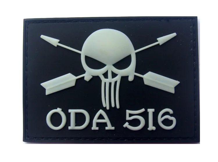 ПВХ клей капля Stampludus Коста ODA516 Каратель P40 WarHawk 1911 винтажный патч огневой мощи значок акриловые значки нашивки Epaulette - Цвет: 33