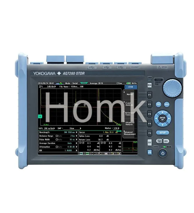 YOKOGAWA AQ7280 OTDR встроенный сенсорный экран VFL|Оптоволоконное оборудование| |