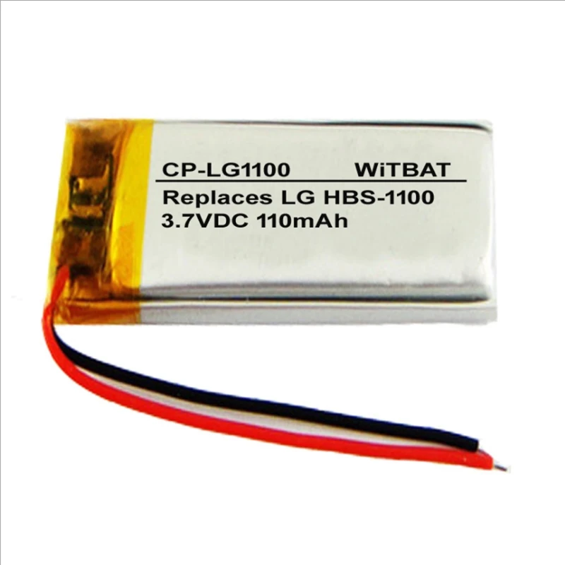 

TTVXO 110 мАч Аккумулятор для LG HBS-900 HBS-910 аккумулятор AEC501224
