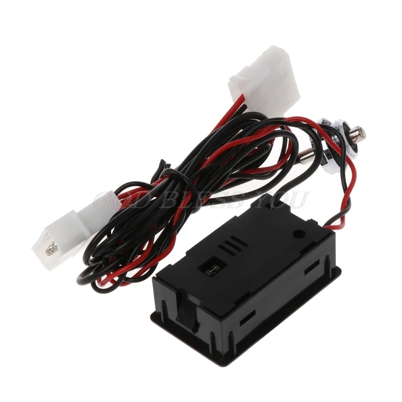 Светодиодный индикатор температуры с подсветкой, термометр с G1/4 резьбой, 4Pin разъем питания для ПК, система водяного охлаждения