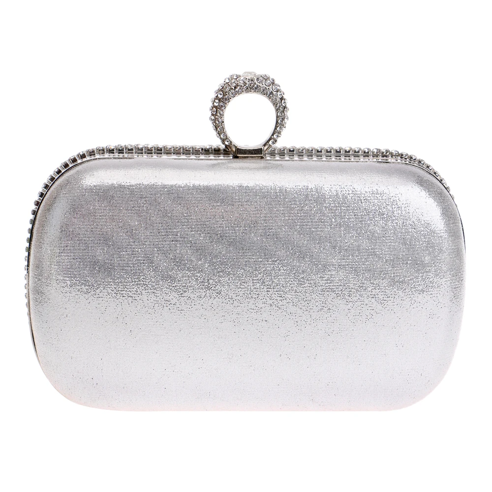 Очки Bling Для женщин Вечерние сумки палец кольцо бриллиантами Ежедневные клатчи