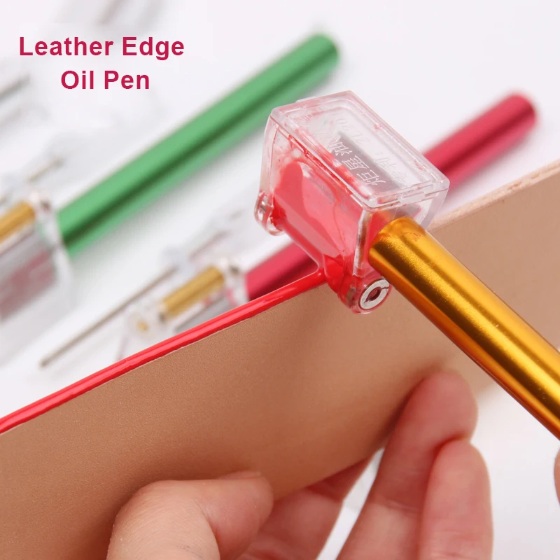 Новый Leathercraft DIY кожа край масло ручка кожаная фурнитура Аксессуары смазочный