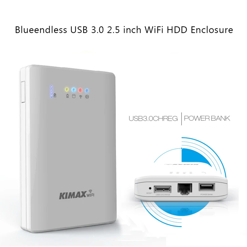 Blueendless Беспроводной ретранслятор wifi конвертер USB 3 0 2 5 'ƈTB HDD корпус SATA Hdd Чехол