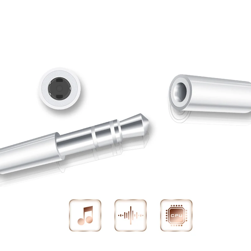 Original For iPhone to 3.5mm Jack Adapter Audio Cable Converter Compatible with all iOS systems | Мобильные телефоны и