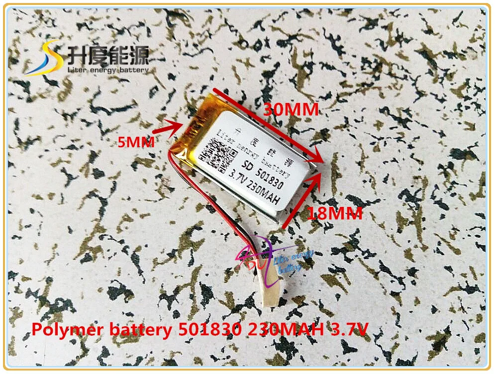 Малый размер 3 7 v 230mah аккумулятор/литий полимерный аккумулятор SD