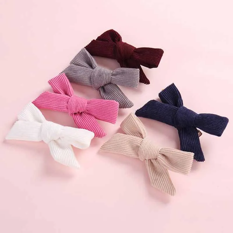 

Dog headwear Yorkshire bow hair accessories pet than bear Teddy hairpin hairpin cat head flower jewelry Corduroy bow clip X3