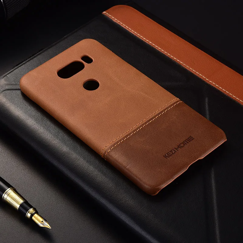 Чехол для LG V30/V30 Plus KEZiHOME роскошный популярный цвет натуральная кожа твердая