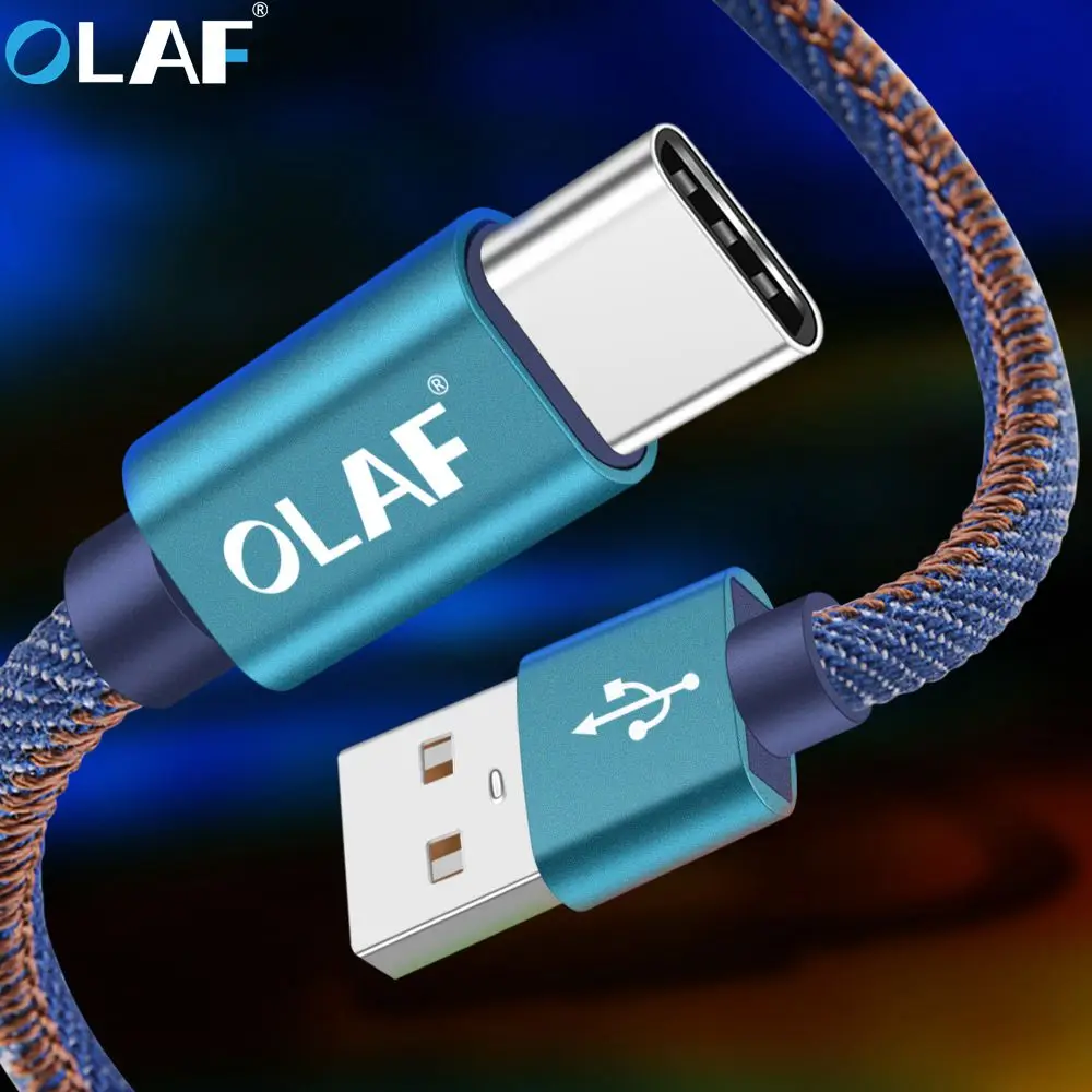 Олаф из мультфильма 1 м 2 кабель с разъемом USB Type c Danim быстрое зарядное устройство