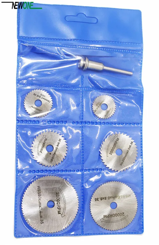 SET 4 HSS высокоскоростные стальные пильные диски+ 1 удлинительная штанга оправка для металла Dremel роторный инструмент режущий колесо диск пила для резки древесины - Цвет: SET 4