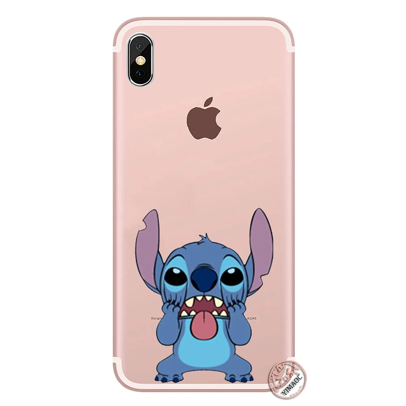 3 YIMAOC Lilo& Stitch Pengiun Star детский проблемный Мягкий силиконовый чехол для телефона для iPhone XR X XS 11 Pro Max 5 5S SE 6 6S 7 8 Plus 10 - Цвет: 3