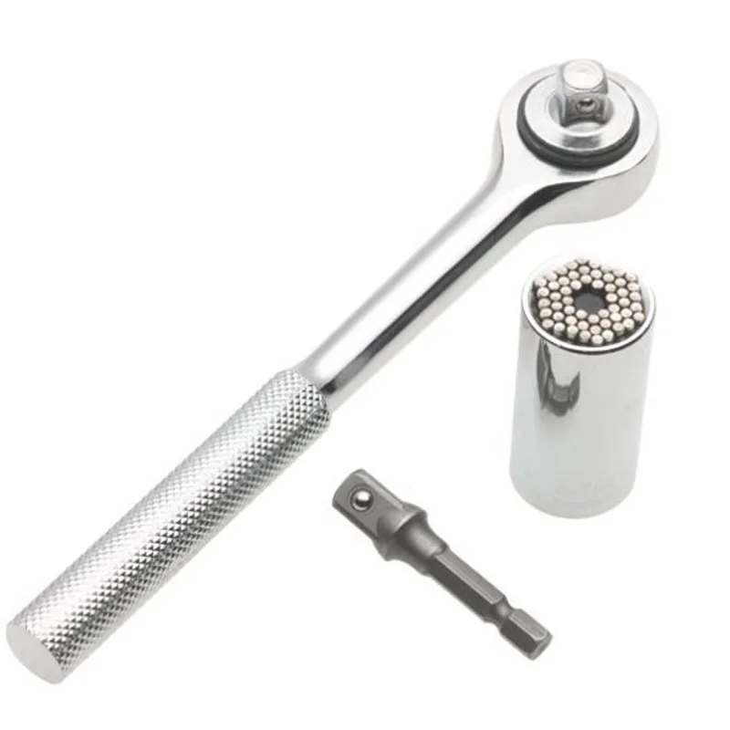 Универсальный крутящий момент Гаечные ключи комплект гнездо ручной инструмент