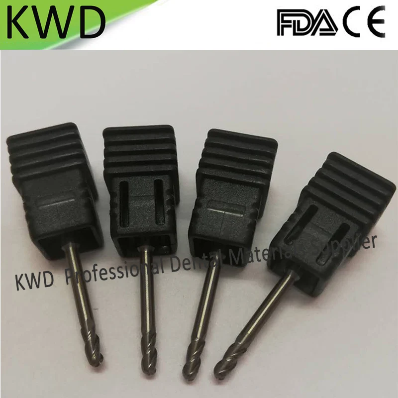 2 Piece Open CAD CAM System Zirconia VHF K4 Milling Burs Dental Lab Coating Tool 0.6/1.0/2.0mm | Красота и здоровье
