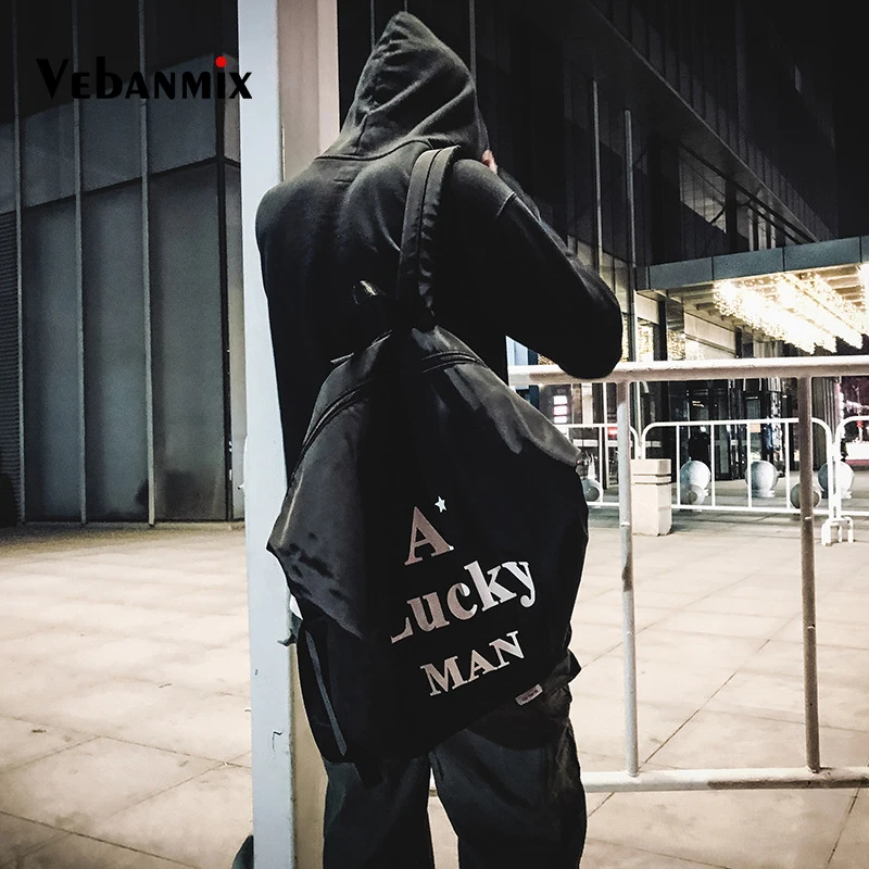 Модный мужской дорожный рюкзак водонепроницаемый нейлоновый вместительный