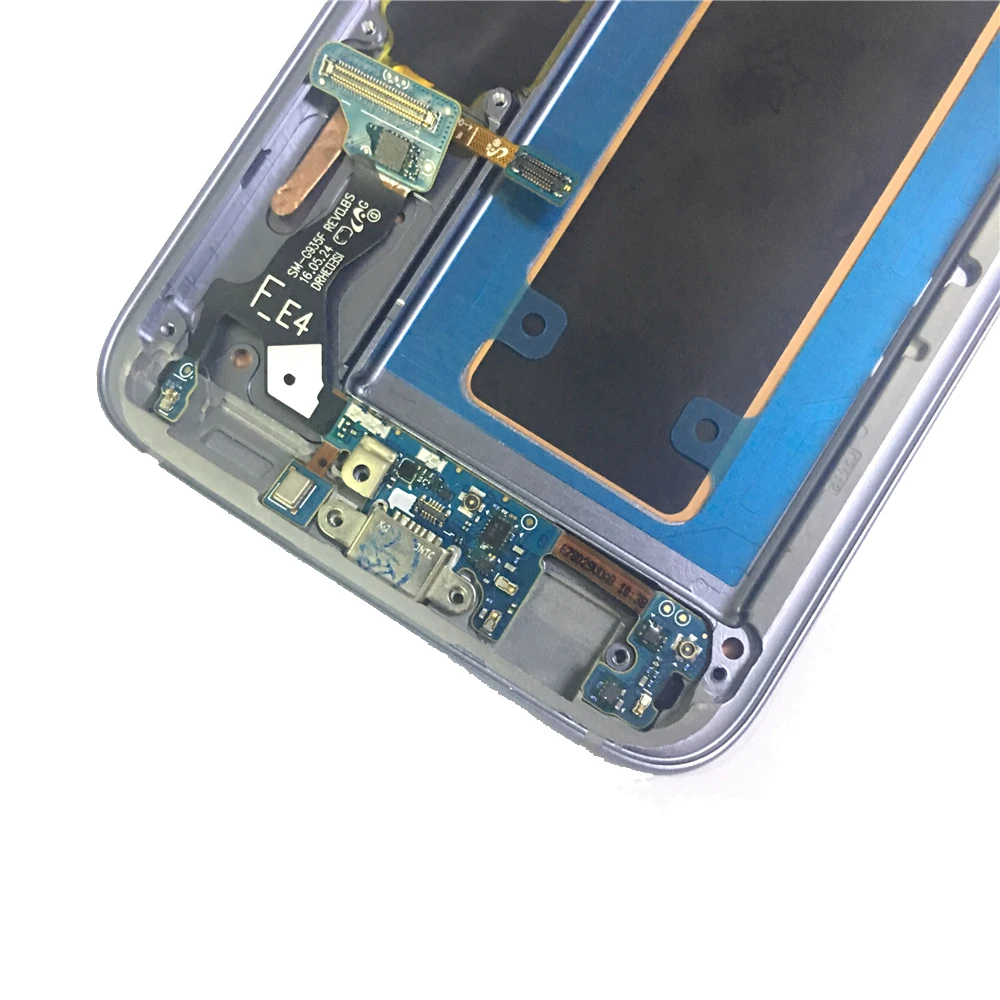 100% тест OLED LCDS для SAMSUNG Galaxy s7 edge G935 G935F ЖК дисплей сенсорный экран в сборе телефон