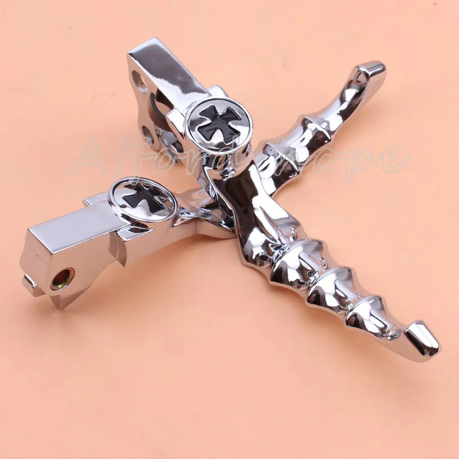 Бесплатная доставка 2 шт. хромированный стальной крестообразный тормозной клатч