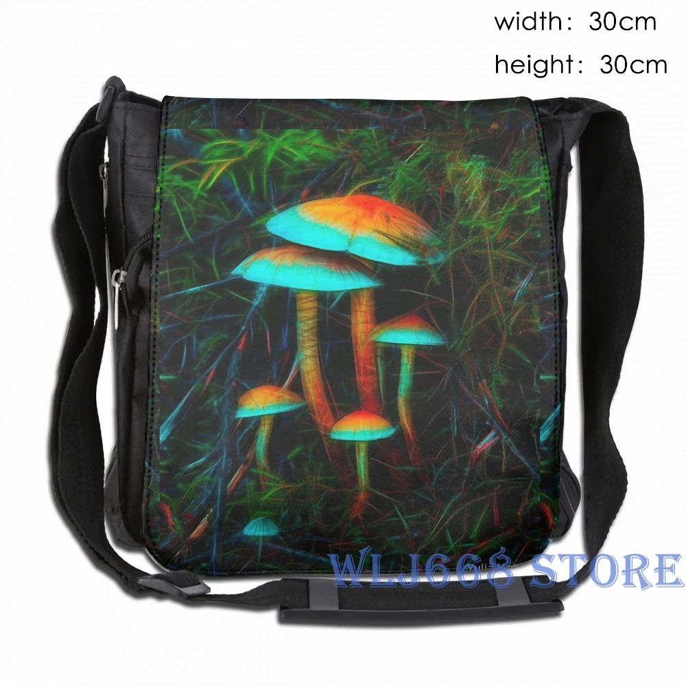 Забавные Наплечные сумки с графическим принтом женские психоделические грибы