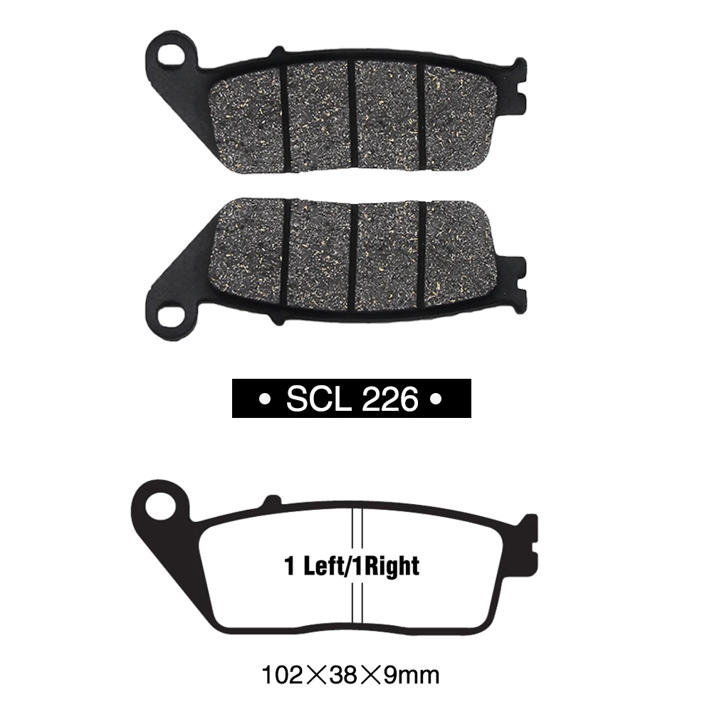 ZS MOTOS For Honda CBF600 2004 2005 2006 2007 2008 2009 2010 2011 2012 2013 Motorcycle Front &amp Rear Disc Brake Pads System Race |