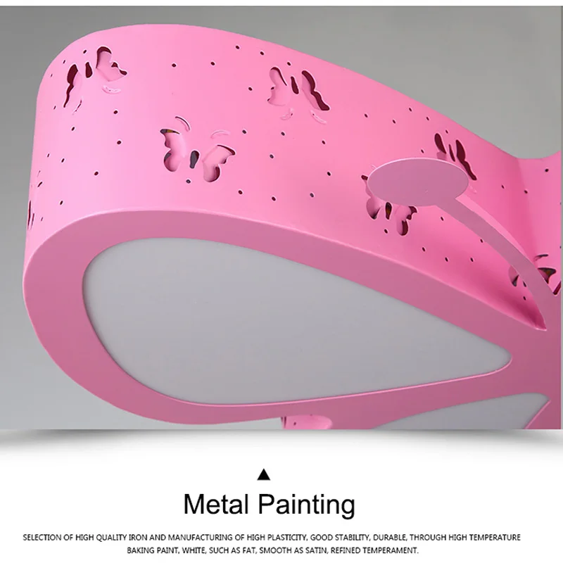 Новый современный потолочный светильник в виде бабочки для детской спальни с