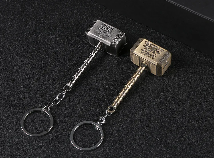 Креативный Молот Тора Usb зарядка Электронная зажигалка Беспламенное ветрозащитное прикуриватель брелок курительная зажигалка