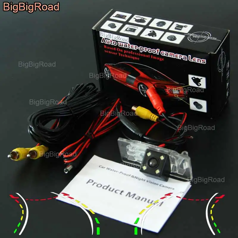 Камера заднего вида BigBigRoad для Audi A4L A4 TT A1 A3 A5 A7 Q3 Q5 RS5 s3|rear view camera|car rear reverse cameracamera for