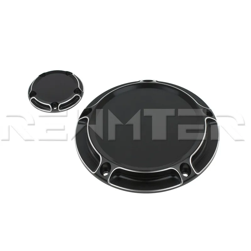 Крышка дерби для мотоцикла с 5 отверстиями и таймер таймера ЧПУ Harley Dyna Street Bob Super