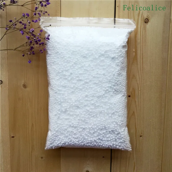 2-3.5mm White 40 г 400000 шт 2-3,5 мм 4-6 мм мини цветные шарики из пенополистирола Наполнитель из пенополистирола шарики для рукоделия домашнего свадебного украшения - Цвет: 2-3.5mm White