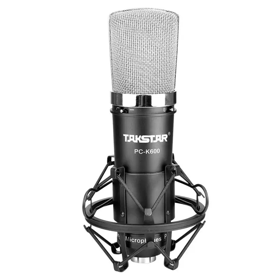 Микрофон для записи Takstar со звуковой картой значком upod pro студийной чата