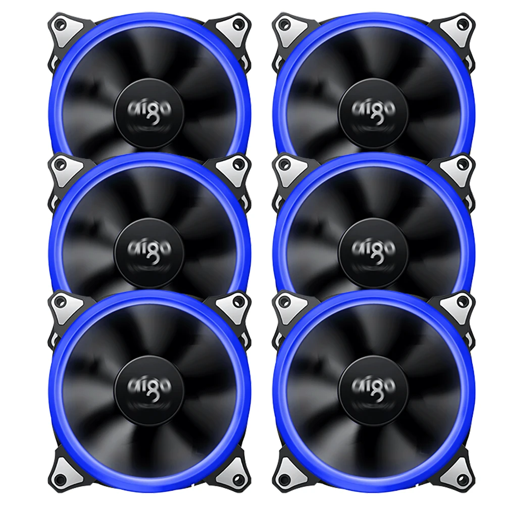 Aigo R5-PRO аура синхронизирующий компьютер охлаждающий вентилятор RGB настраиваемый