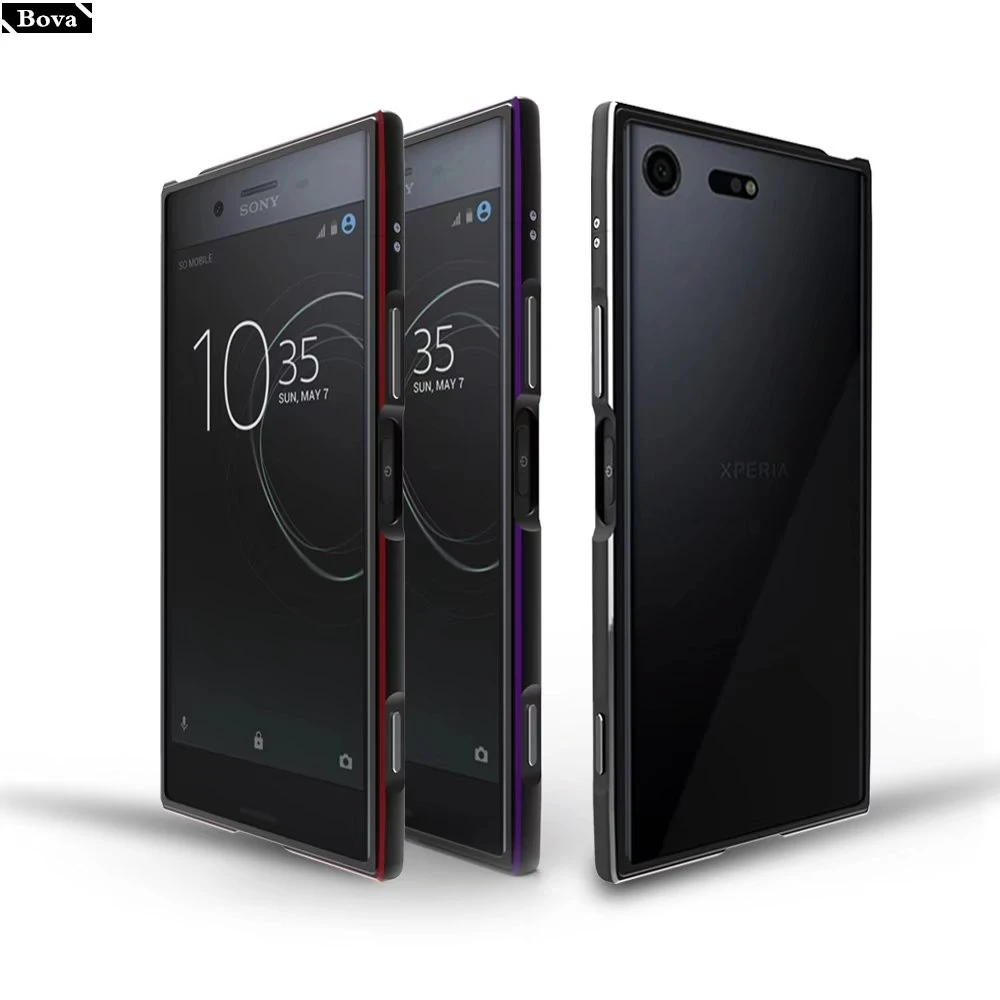 Чехол для Sony XA1 Plus роскошный ультра тонкий защитный алюминиевый бампер Xperia Plus/XA1