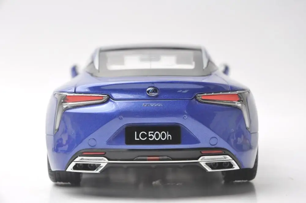 1:18 литая под давлением модель для Lexus LC 500h LC500h синий купе игрушечный автомобиль миниатюрная коллекция подарок LC500 LS500