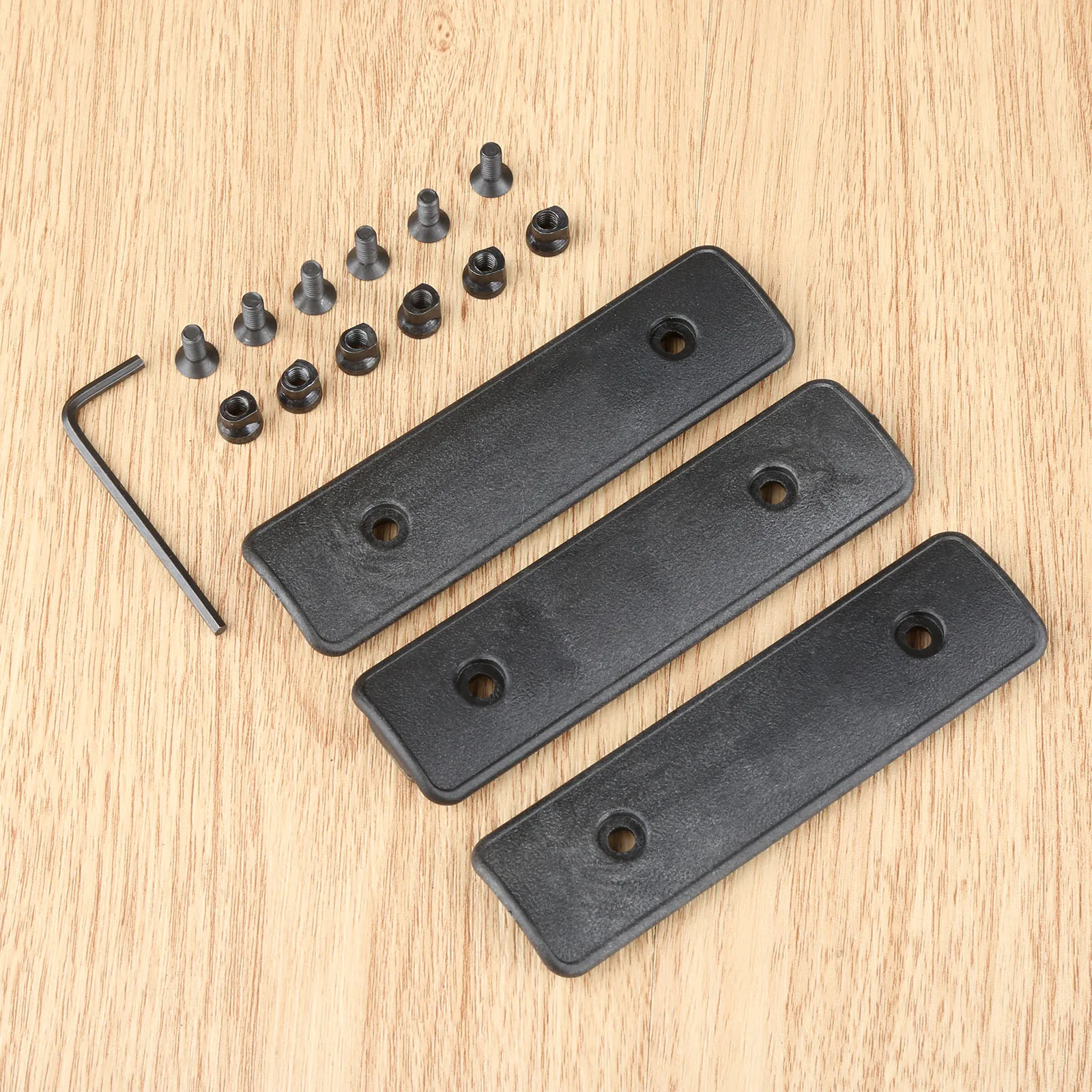 Тактический 3 шт. полимерный Keymod рейка накладка панель s Grip 4*1,1" для охоты стрельбы ружья Аксессуары для страйкбола