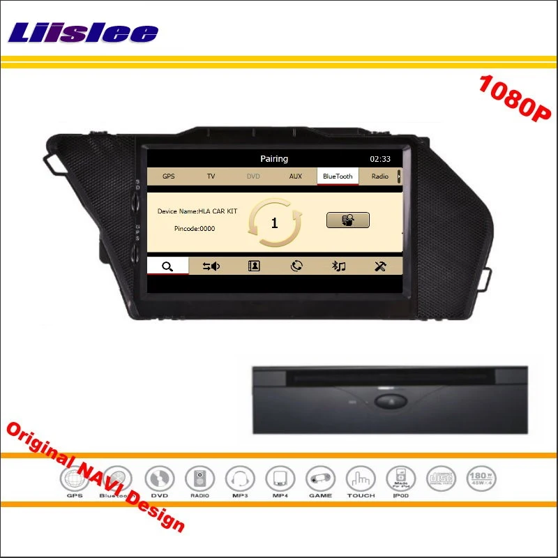Liislee для Mercedes Benz GLK X204 2013~ автомобильный радиоприемник CD DVD плеер gps навигация 1080 P HD Экран Системы дизайн Navi