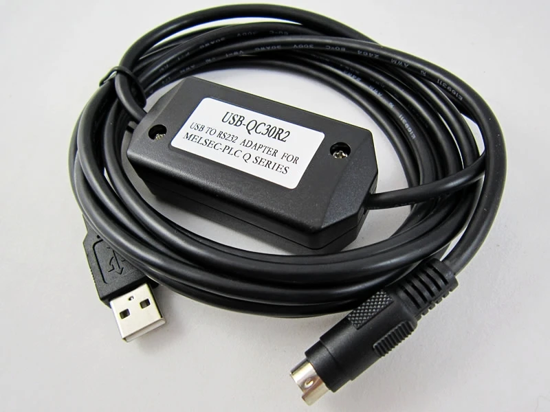 USB QC30R2: Кабель программирования RS232 для Q PLC 3 метра|cable for|cable rs232cable |