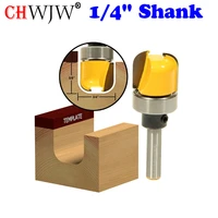 1pc 14 shank round nose template router bit 34 w x 58 h for woodworking cutting tool