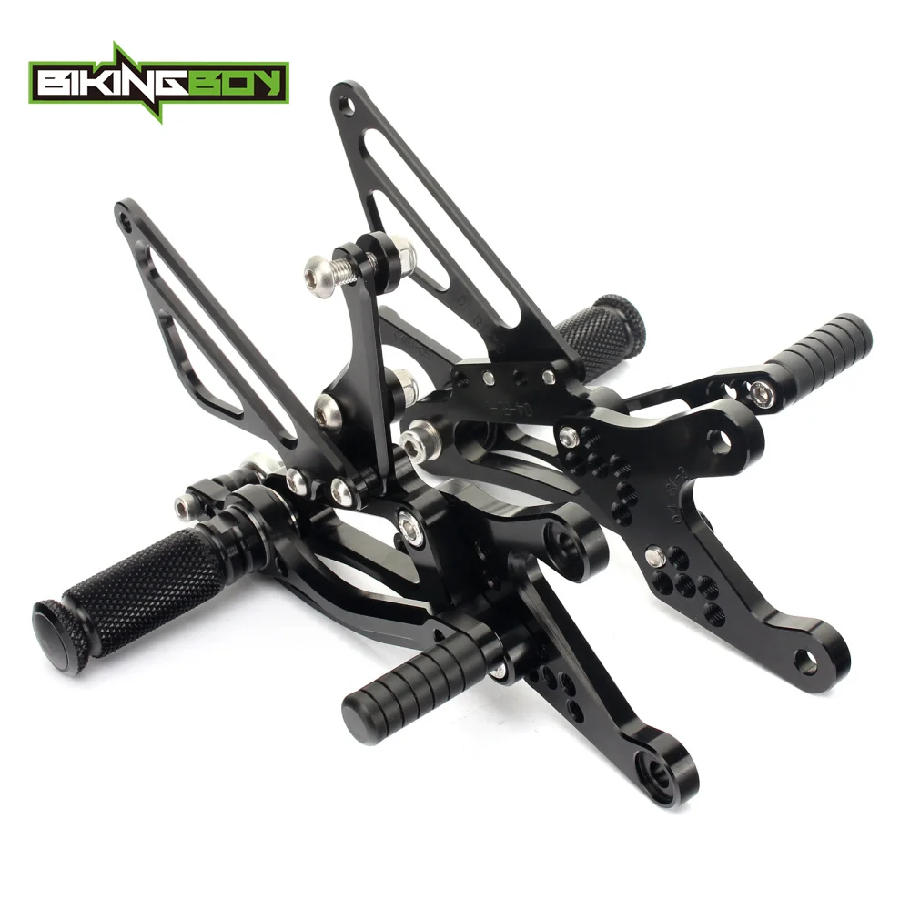 BIKINGBOY ЧПУ Регулируемая подставка для ног сзади комплекты Rearsets подножки YAMAHA YZF-R1 YZF