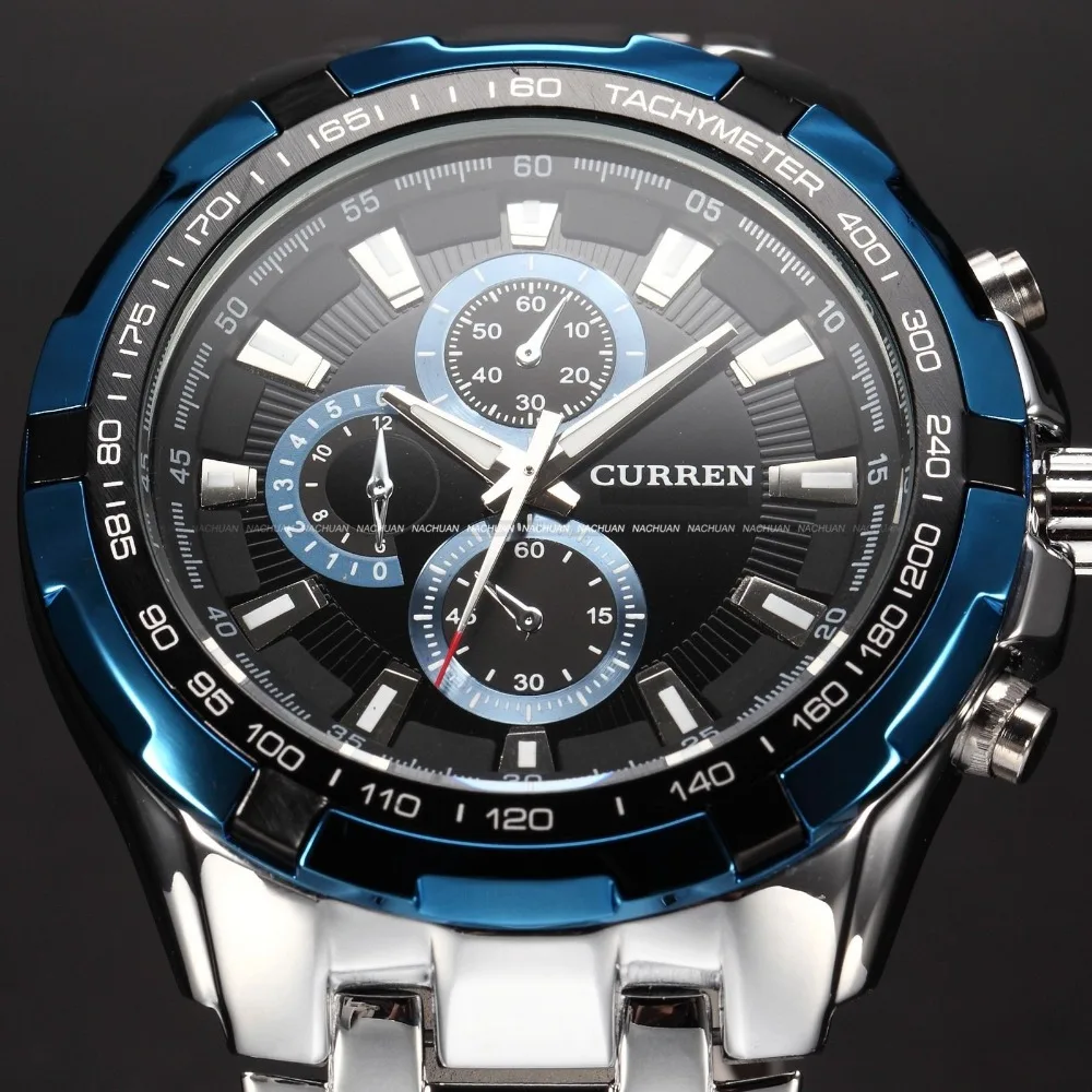 

2018 Men's Watches Top Brand Luxury Men Waterproof Military Wrist Watches Full Stainless Steel Men Quartz Watch Relogio Masculin