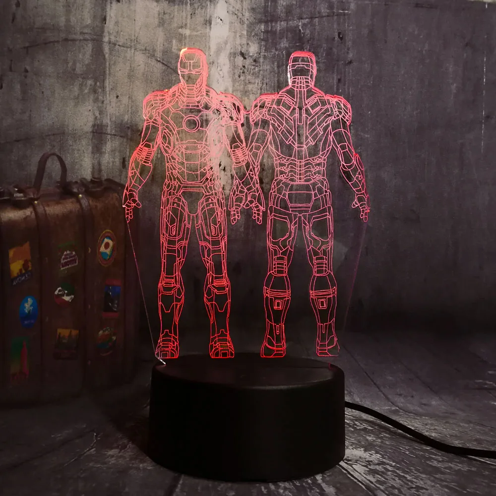 С принтами &quotMarvel&quot &quotМстители&quot супергерой два Железный человек 3D