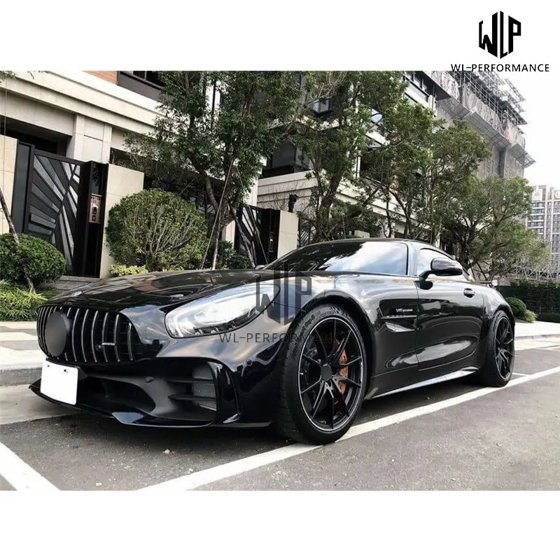 Высококачественный передний бампер из углеродного волокна/FRP upained GT GTS AMG для Mercedes