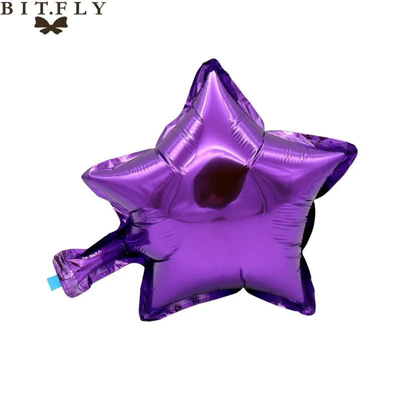 5 шт. 10 дюймовые стеклянные шары с пятиконечными звездами|party decoration gold|party
