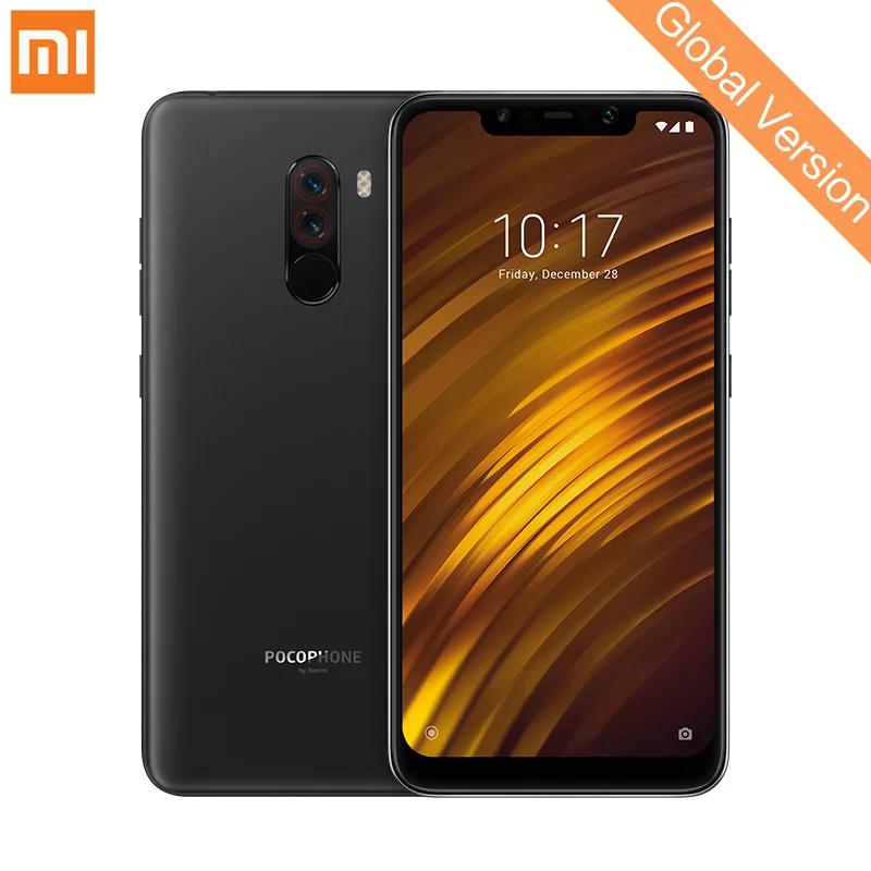 Глобальная версия Xiaomi POCOPHONE F1 6 GB 64 Смартфон Snapdragon 845 Octa Core 18 &quot2246x1080 FHD + 403 ppi 4000 mAh