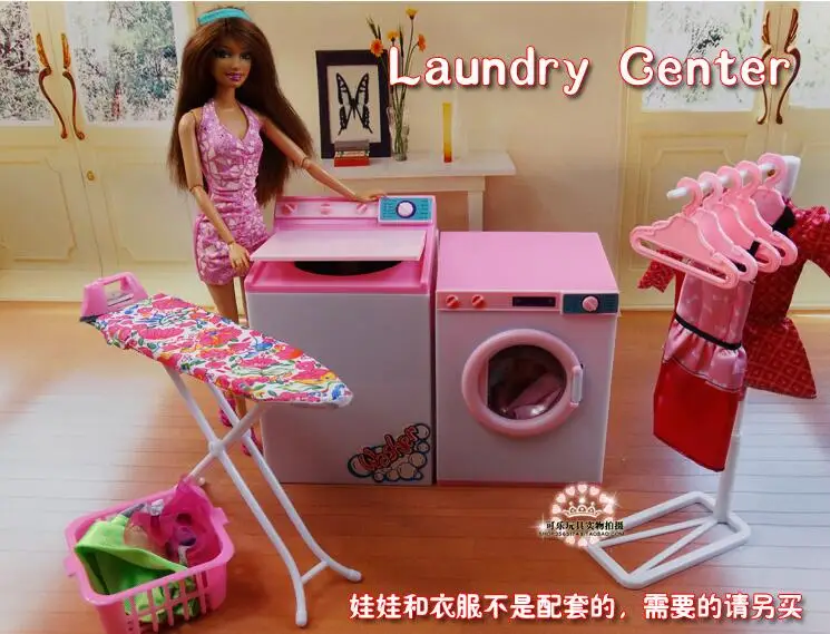 New arrival girl gift play toy doll house Laundry Center furniture for barbie dolls accessories girls gifts | Игрушки и хобби